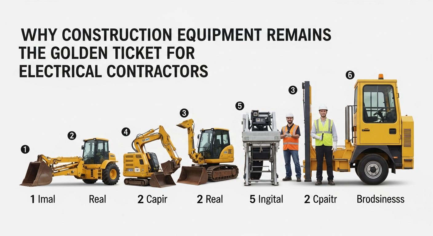 Illustration: Why Construction Equipment Remains the Golden Ticket for Electrical Contractors