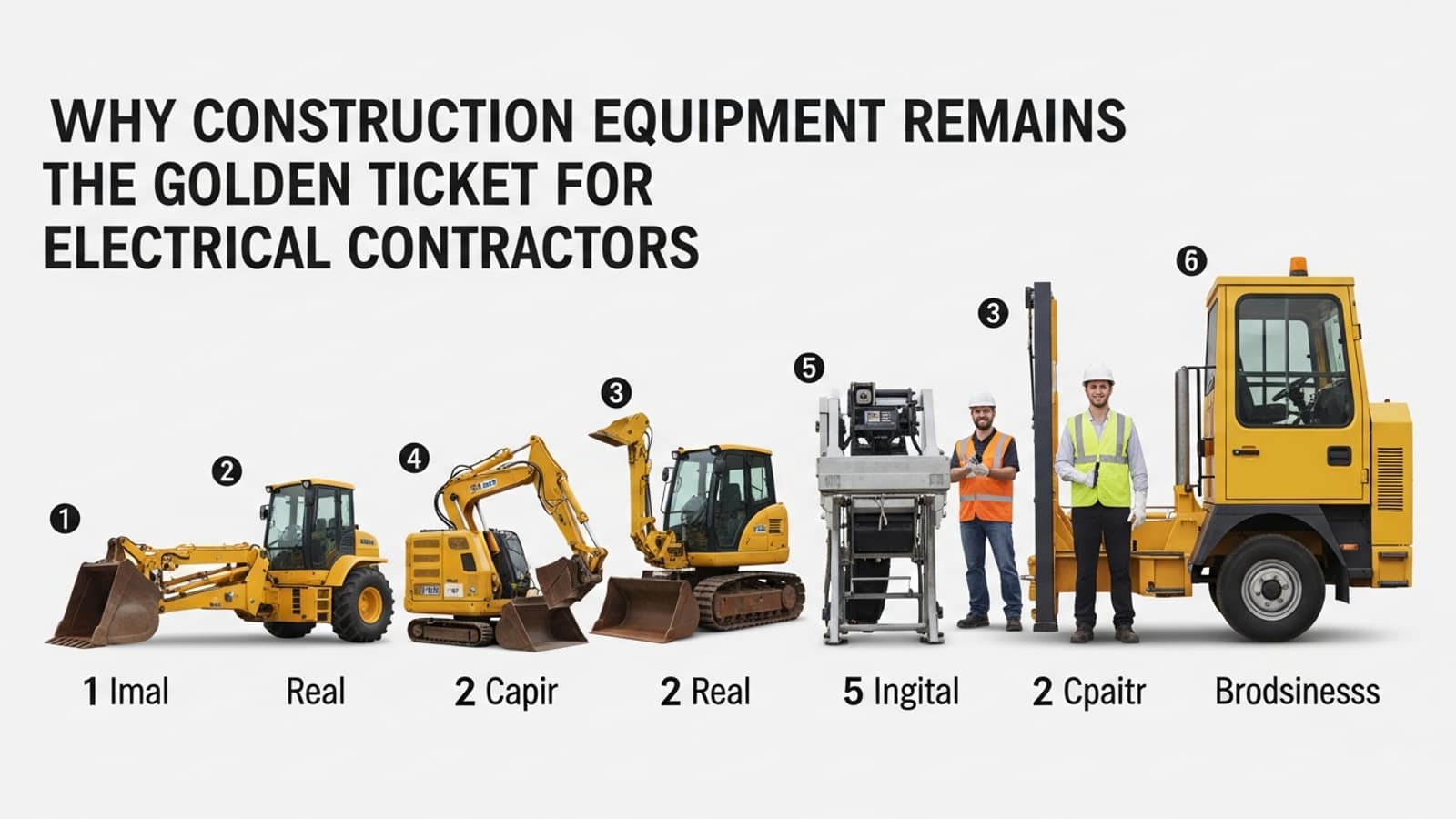 Illustration: Why Construction Equipment Remains the Golden Ticket for Electrical Contractors